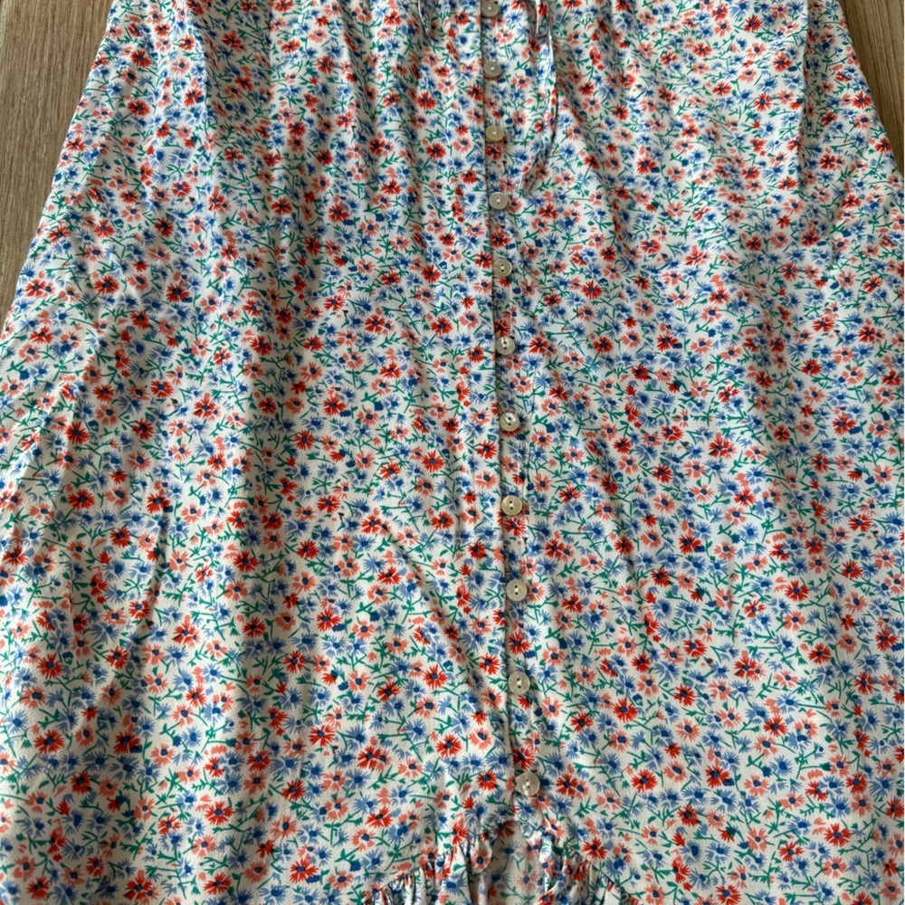 Rails Frida Floral-Print Tiered Midi Dress - Picture 6 of 8